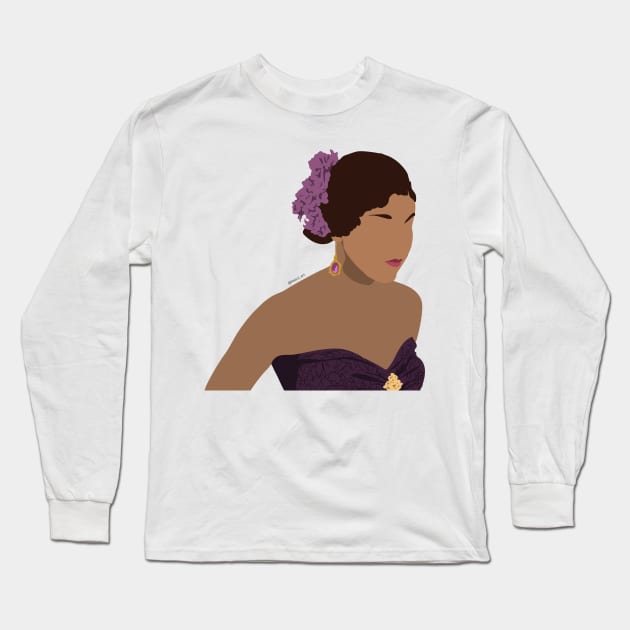 Rose Marie McCoy Long Sleeve T-Shirt by itsaulart